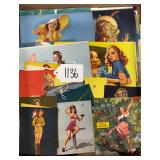 #1136 Lot of Vintage Pin-Up Cards