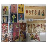#1138 Lot of Pin-Up Decals & Pin-Up Cards