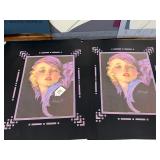 #1141 Lot of 10 (My Dream Girl ) Posters Signed by Zoe Mozert