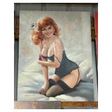 #1196 Donald Rust Original Oil on Canvas- Rustie #775