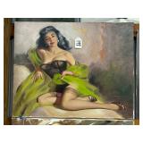 #1198 Donald Rust Original Oil on Canvas- Rachel #803