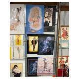 #1207 Olivia Autographed Print Lot #3- incl. Genie, La Femme & Feline, etc.