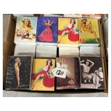 #1211 Deep Box of New in Package Pinup Girl Post Cards #1