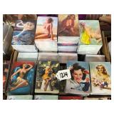 #1214 Deep Box of New in Package Pinup Girl Post Cards #4