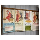 #1220 Hilda Advertising Calender Lot #1  incl. Dependable Folding Binding Co.
