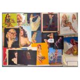 #1158 Lot of Pin-Up Girl Headers and Pictures