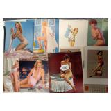 #1160 Pin-Up Lot of Calendar Headers