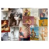 #1161 Large Box Lot of Pin-Up Tears, Calendars 