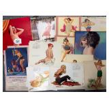#1162 Large Box Lot of Pin-Ups, Tears Calendars 