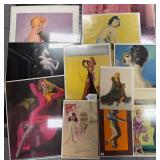 #1167 Lot of Pin-Up  Matted Pictures