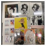 #1168 Lot of Pin-Up Matted Pictures