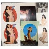#1169 Large Betty Page Lot Inc. 2 Signed Olivias, Diamond Trade Show Premium "The Betty Pages