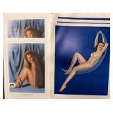 #1175 Autographed Prints by Artist & Misc. artwotk incl. Elizebeth Gardner signed Kent Steine