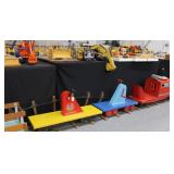 #3698 DOEPKE Yard Bird Engine 2 Hand Cars Freight Truck and Track