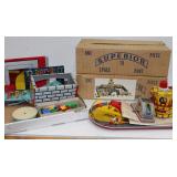 #434 SUPERIOR Space Portal w/Box Instr Parts Unbuilt Tin
