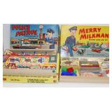#436 HASBRO Merry Milkman, Police Patrol, Uranium Rush Games complete MIB