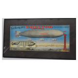 #440 Erector Set #8 Framed Zepplin Artwork