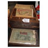 #497 AMERICAN Model Builder Assortment with 3 Different Wooden Boxes