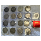 Morgan and Peace Silver Dollars