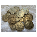 Ben Franklin Silver Half Dollars