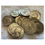 Silver Washingtom Quarters