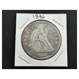 #2702 1846 Seated Liberty Dollar
