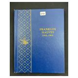 #2731 Franklin Halves Book (1948-1963) of 35 Coins (Complete + 4 Extras) 