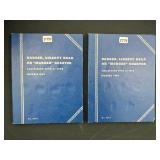 #2734 Lot of 2 Barber, Liberty Head or “Morgan” Quarter Book Collection #1 & 2 incl. (15) coins from