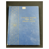 #2709 United States Type Small Coins Book of 57 coins incl. (4) Half Cents 1794-1857, (5) Large Cent