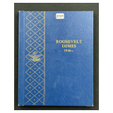 #2739 Roosevelt Dimes Book (1946) of 55 (Complete) Years incl. 1946 - 1964-D + Extras.