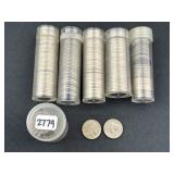 #2779 Nickel Roll Lot incl. Mostly Barber, Buffalo, etc.