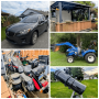 2016 Mazda, Motorcycle, NH Tractor, Antiques & More!!