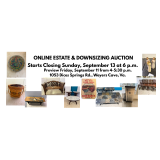 ONLINE  Downsizing & Estate Auction