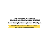 Online Surplus Auction for Rockingham County Public Schools