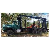 Mack Truck with Log Boom