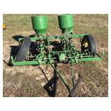 damaged 2 row JD planter