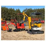 mini excavators, 1 diesel