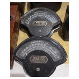 Weston DC load Ammeters