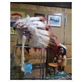 Head-dress & Batt-op toy>