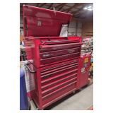 Snap-On 12 Drawer Tool Chest w/ Side shelf Comp.