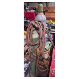 Cutting Torch Set w/Cart; Large N.O.S. Tank