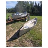12' Boat & Trariler; Canoe