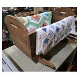 Rocking Craddle & Quilts