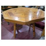 Habitant Knotty Pine Poker Table>