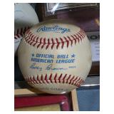 '85 A.L. Umpire Autographed Ball