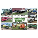 October 7th (Wednesday) - Tri-State Farm / Construction / Municipality EQUIPMENT Bi-Weekly Online Co