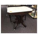 ANTIQUE MARBLE TOP TABLE