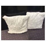 2 PILLOWS - BLANKETS BEDDING
