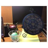 50 items plates trays candles stew decorative items