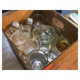 VARIOUS GLASSES AND PLATES - GLASS